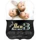 Seafoam And Then There Were 3 Triplets Photo Birth Announcements Image 3 of 6